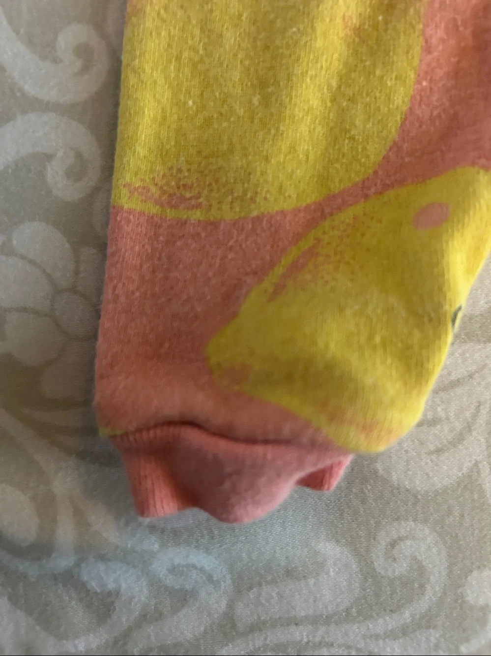 Carter's Pink and Yellow Lemon Print Two-Piece Pajama Set